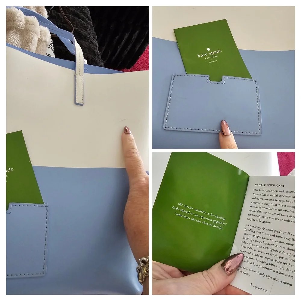 Kate Spade Tote ♠️💙 - Picture 6 of 17